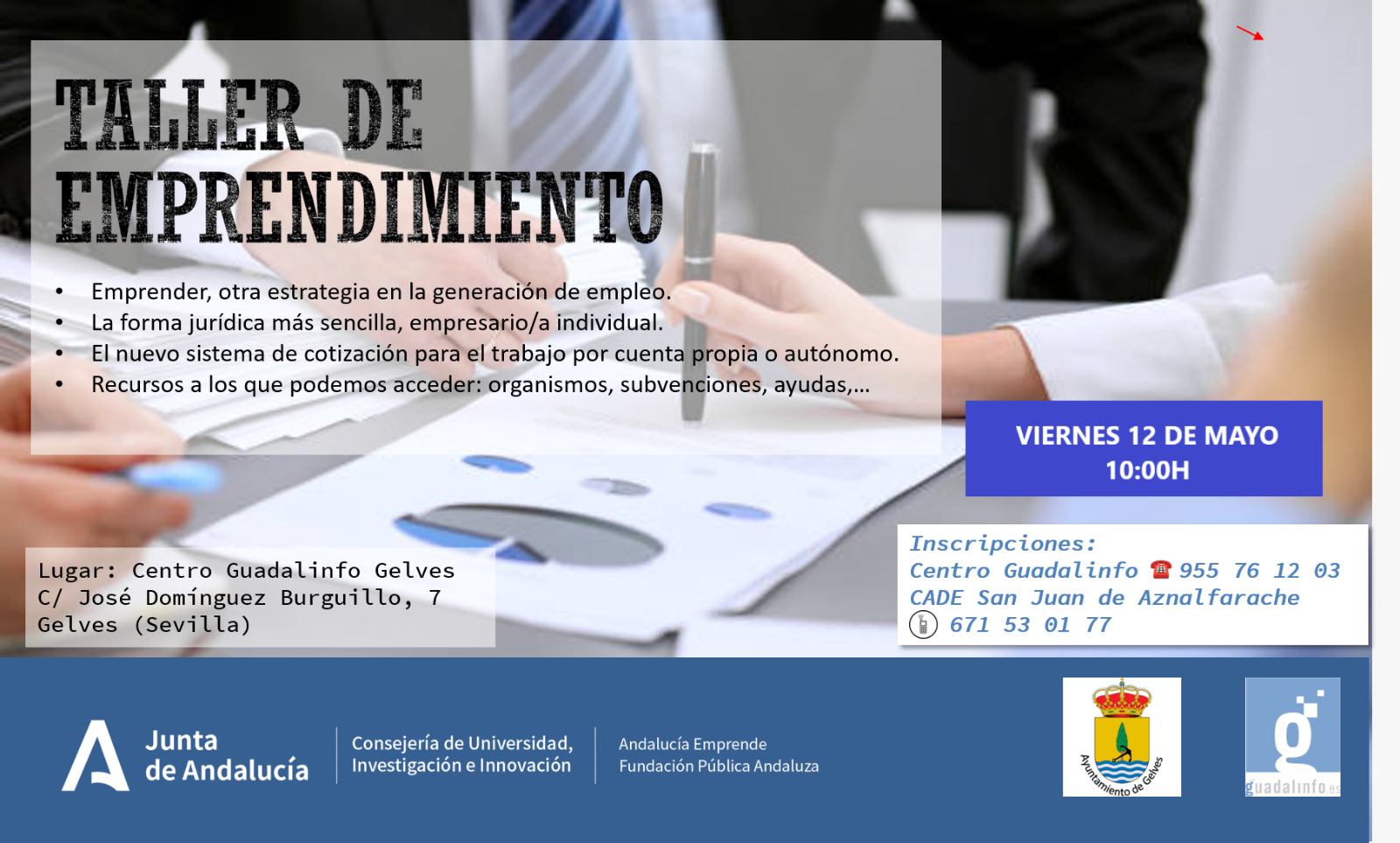 taller de emprendimiento 12 mayo 23