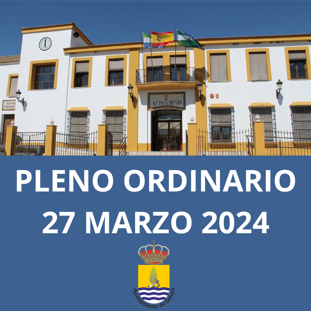 PLENO ORDINARIO 27 marzo 24