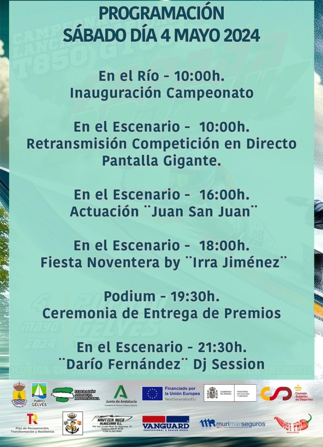 actividades motonáutica