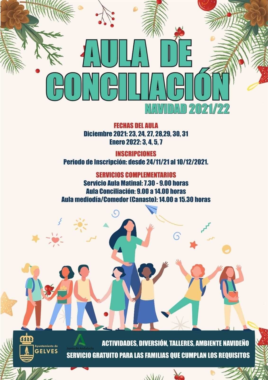 cartel aula conciliacion gelves 2021-22 JA