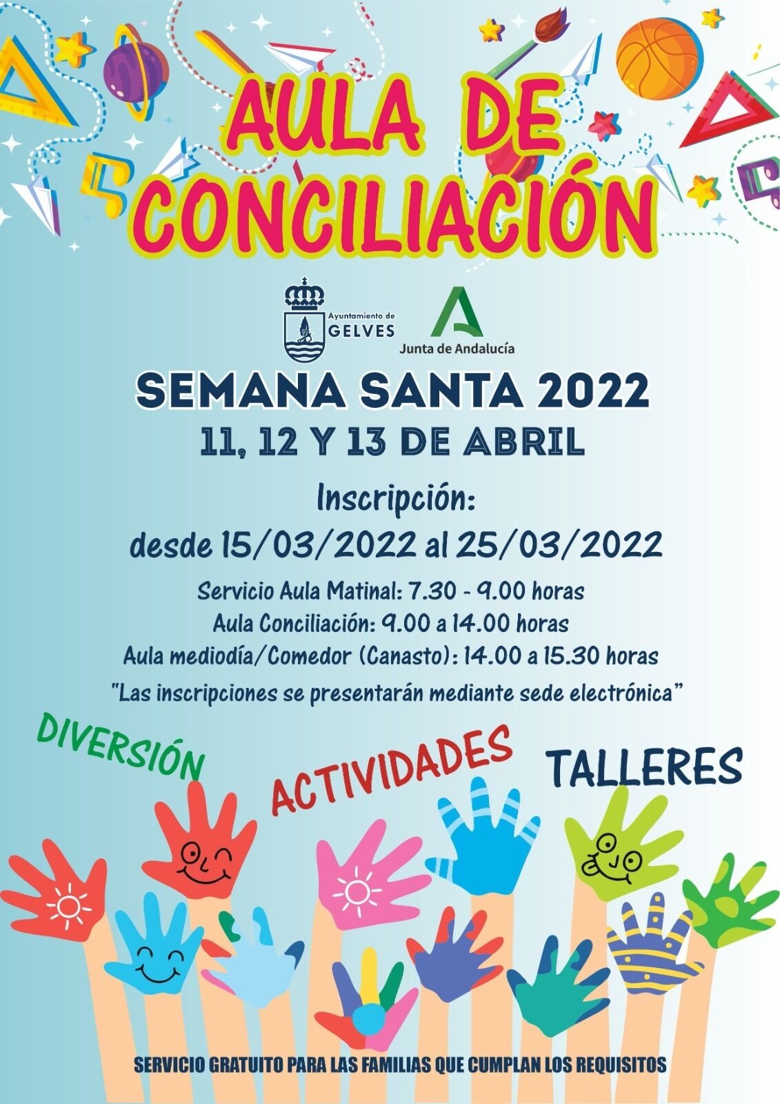 cartel aula conciliacion semana santa 22