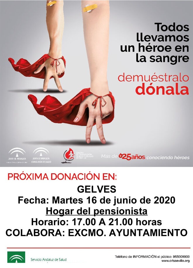cartel donacion 12 junio
