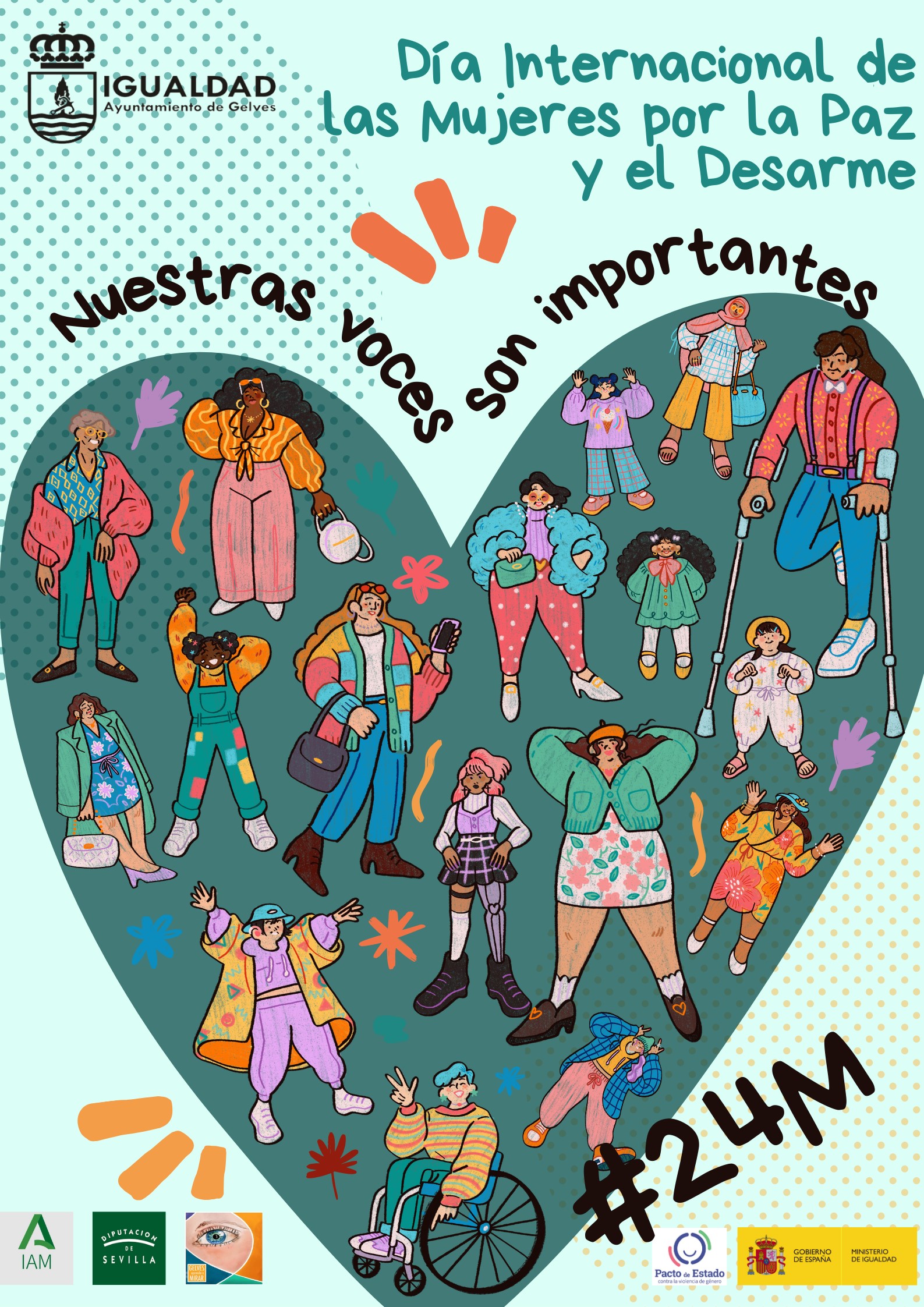 Gelves con el Día Internacional de las Mujeres por la Paz y el Desarme