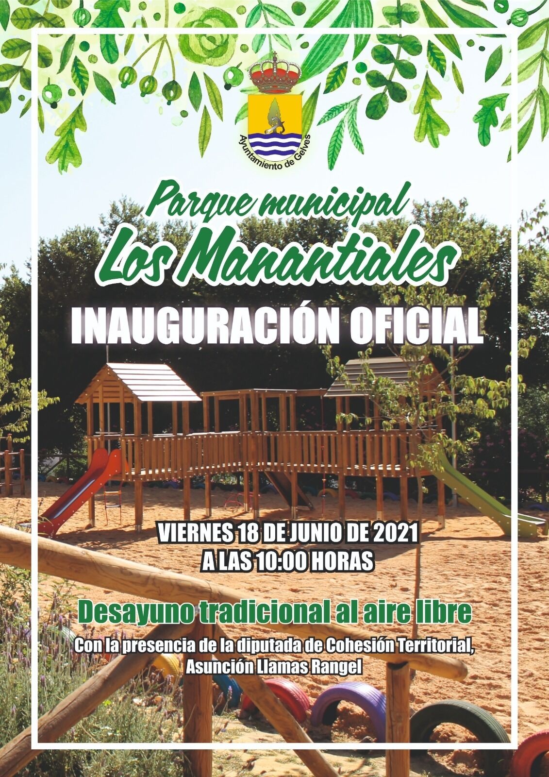 cartel p manantiels inauguracion