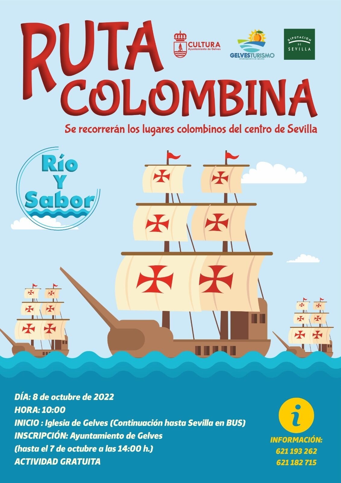 cartel ruta colombina 2