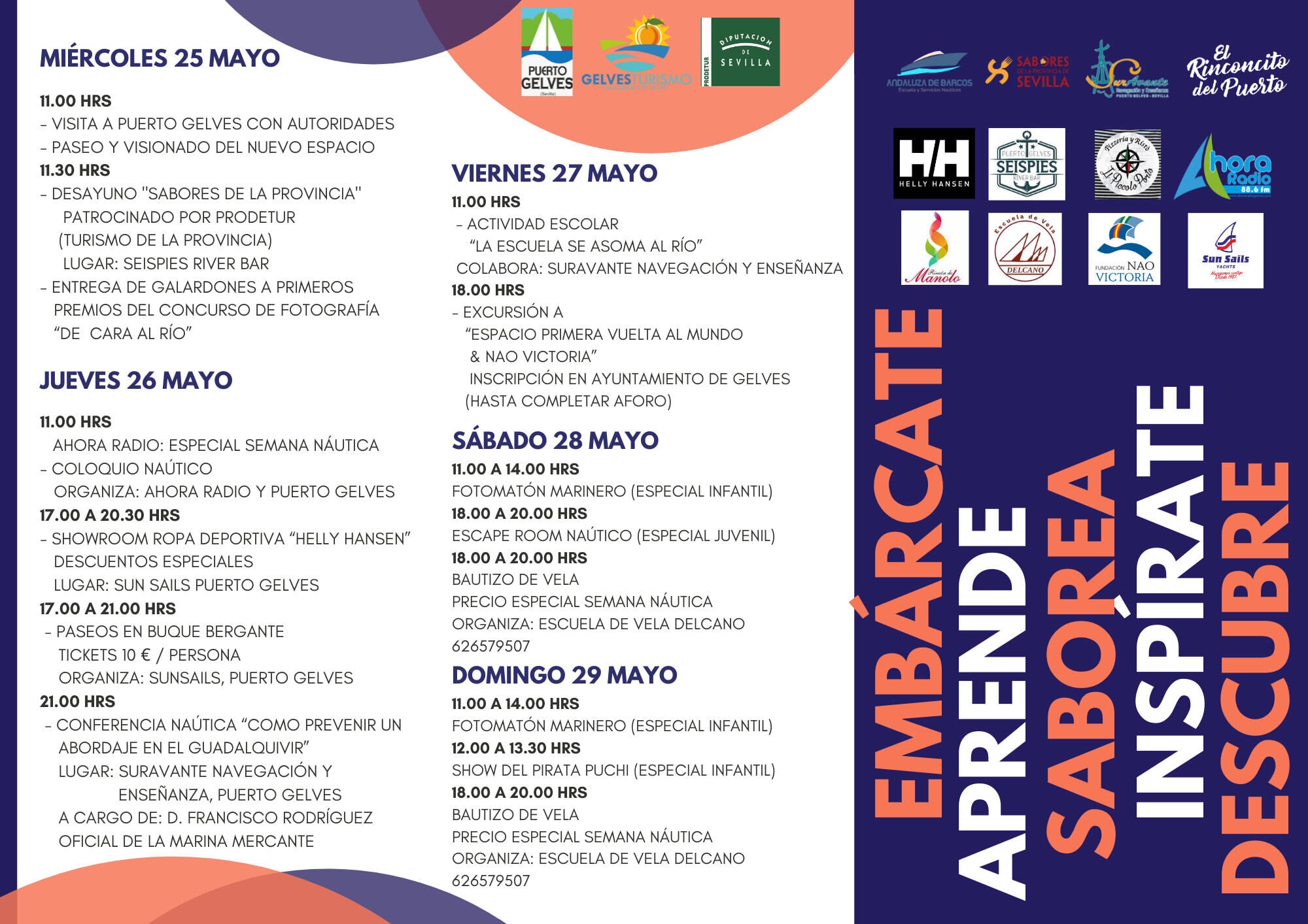 programa actividades semana nautica 2022