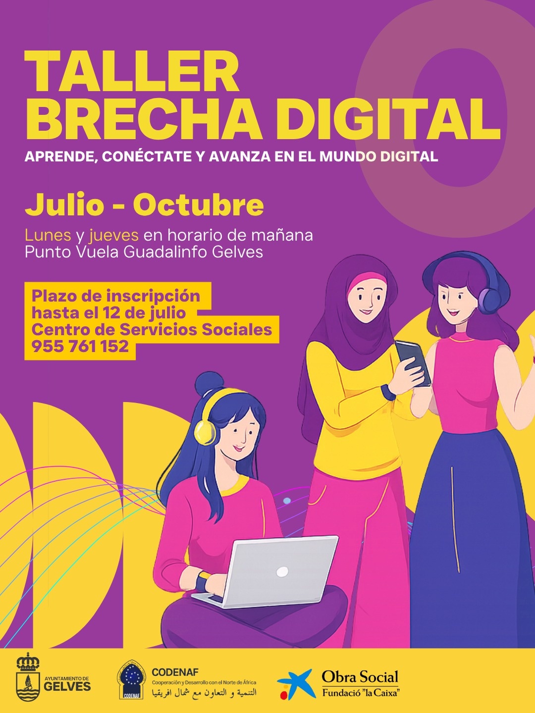 Gelves abre el plazo de inscripción para la segunda edición del taller de inclusión digital dirigido a mujeres migrantes WhatsApp Image 2026-07-07 at 09.08.01