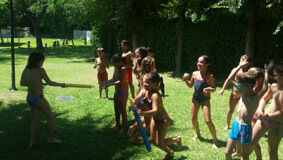 Actividades en la piscina w