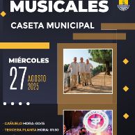 CARTEL ACTUACIONES MUSICALES 27 agosto 2025