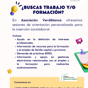 CARTEL ORIENTACIÓN VERDIBLANCA