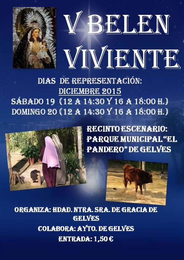 CARTEL BELEN VIVIENTE 2015 w