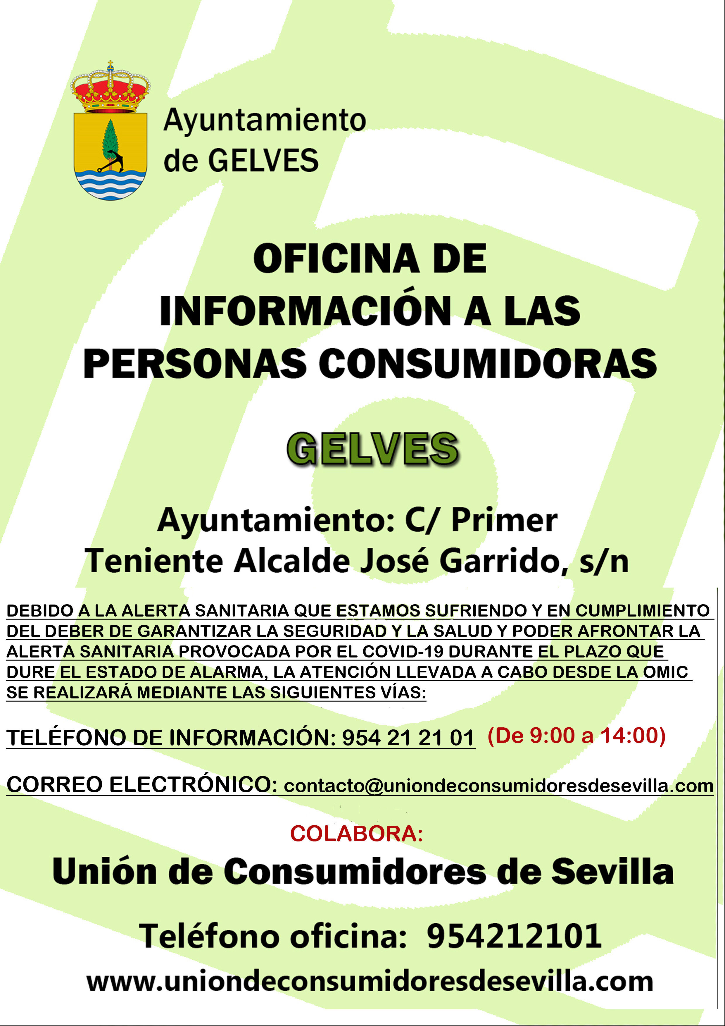 Gelves coronavirus aaconsumidores