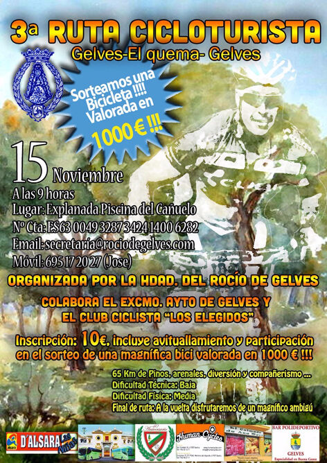 Ruta cicloturistica Rocío