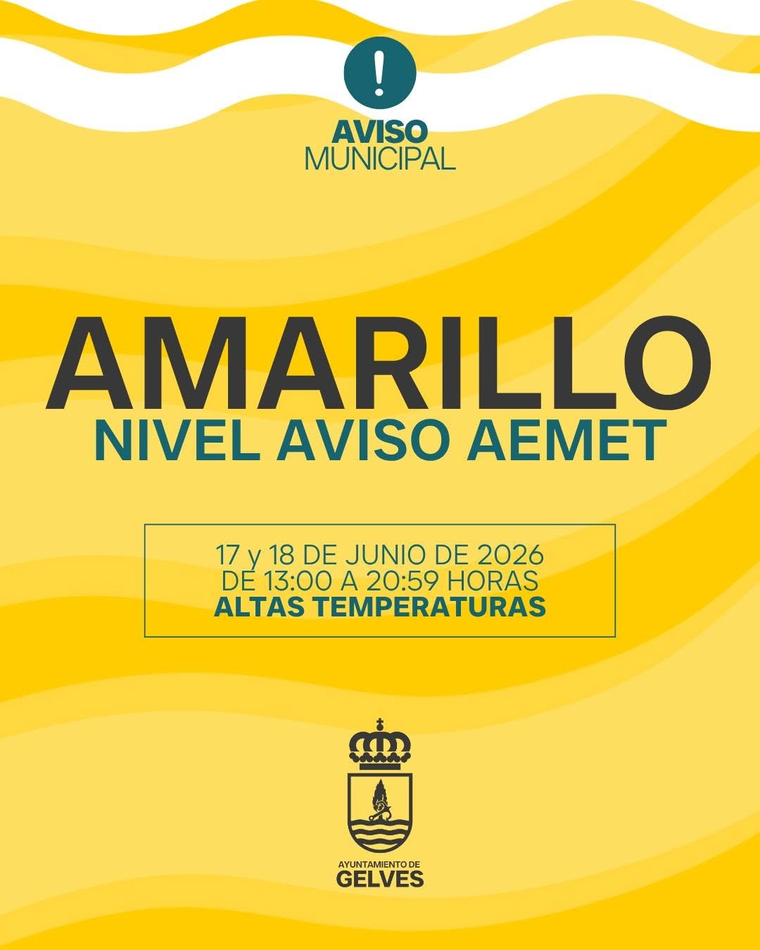 alerta amarilla 17 y 18 junio