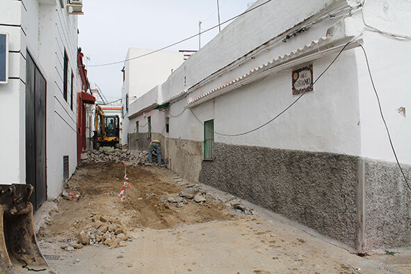 calle geraneo en obras w