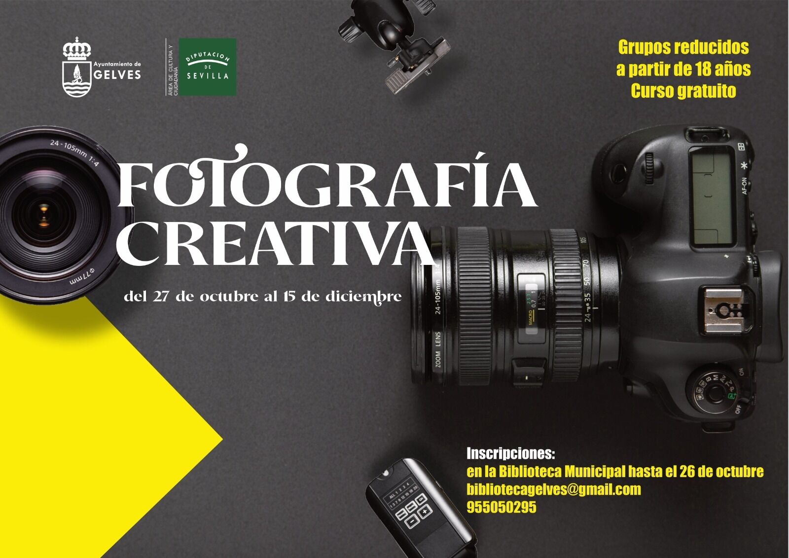 cartel curso fotografia creativa