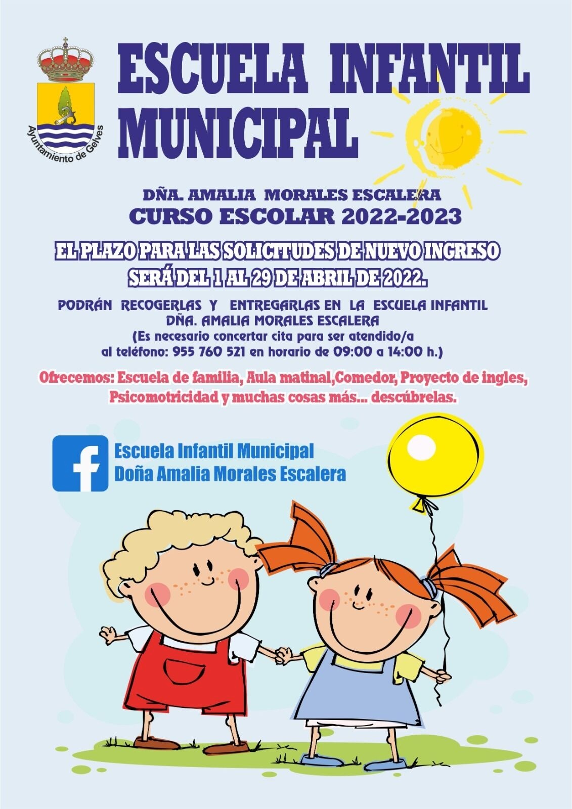 cartel escuela infantil 2022