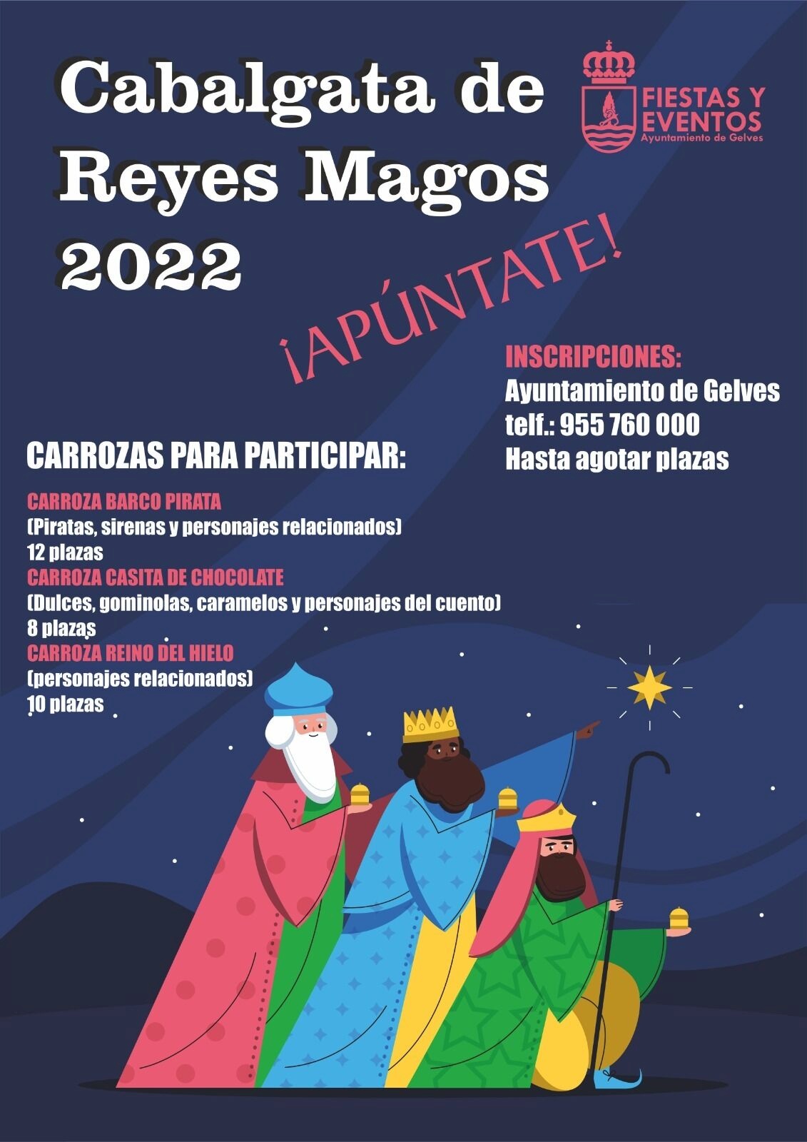 cartel participantes cabalgata 2022