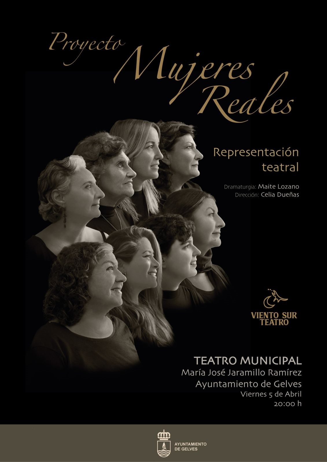 cartel teatro mujeres reales
