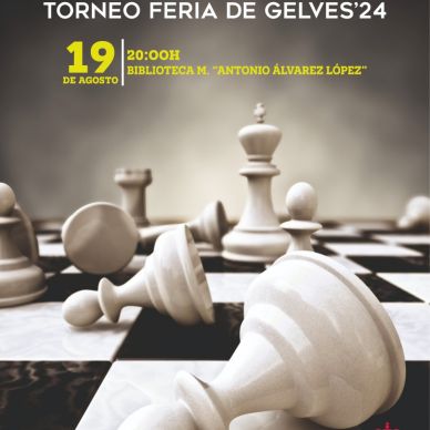 cartel torneo ajedrez feria gelves 24