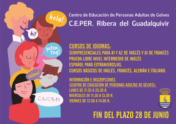 cartel centro de adultos matriculas 2019