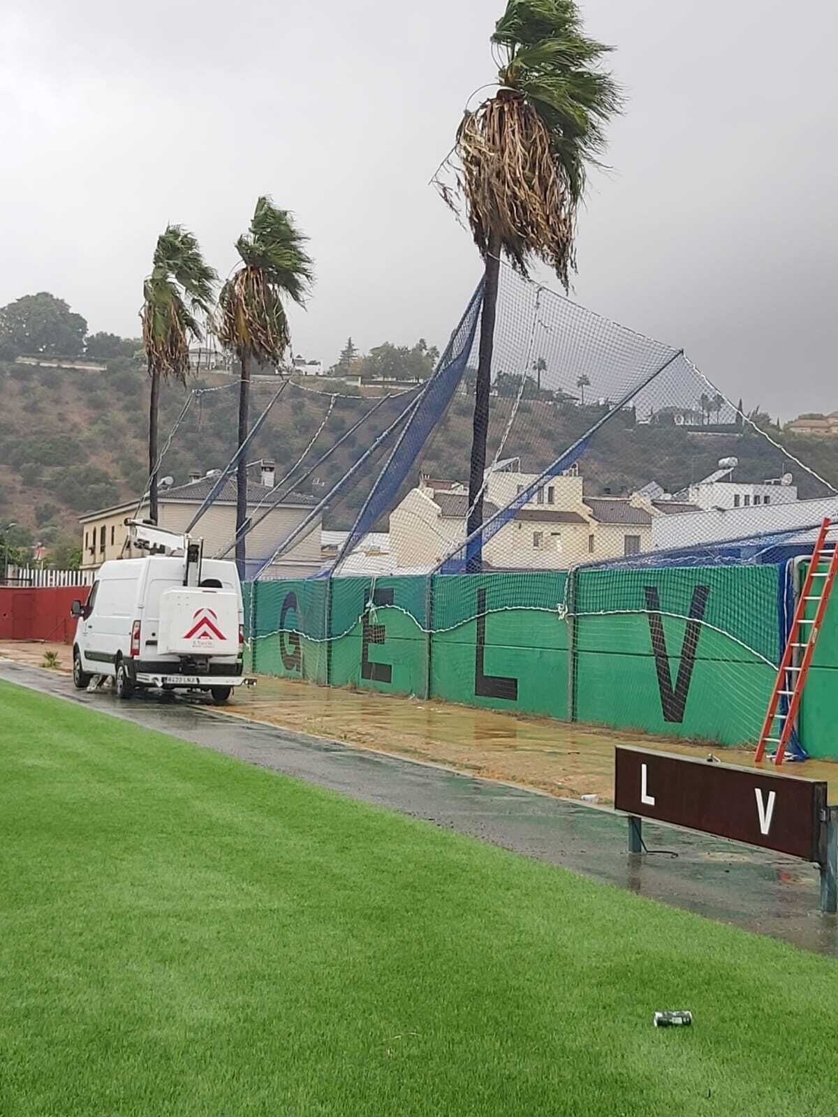 daños campo de futbol