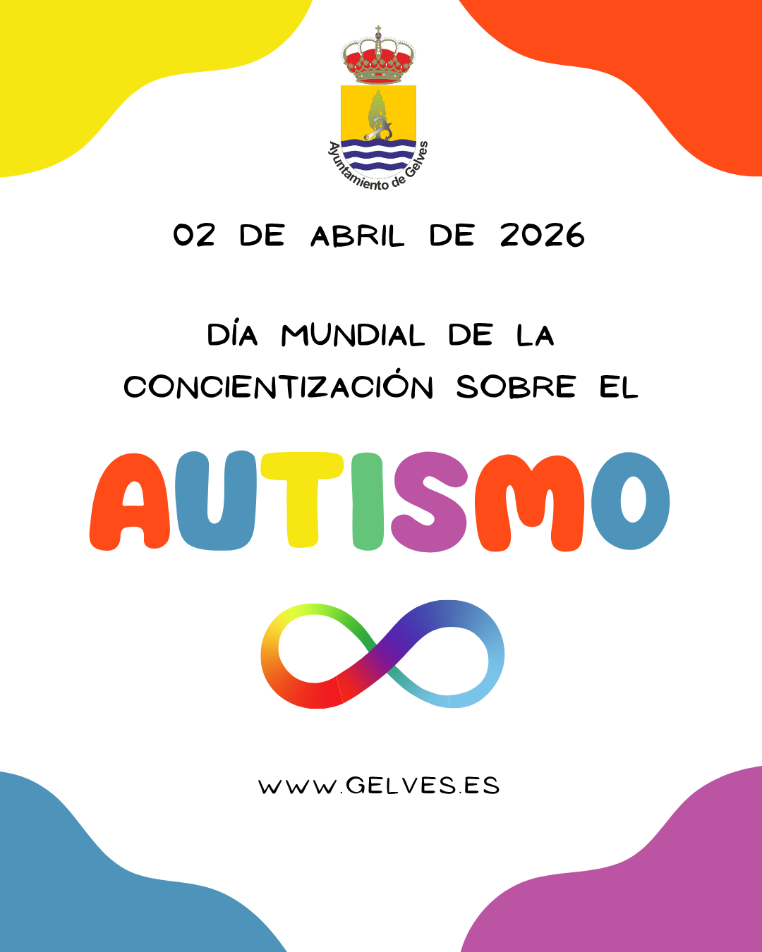 Gelves refuerza su compromiso con la concienciación sobre el autismo dia autismo imagen