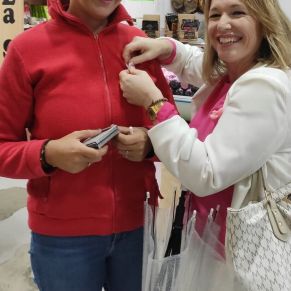 dia contra cancer de mama gelves 2023-lazo ciudadania