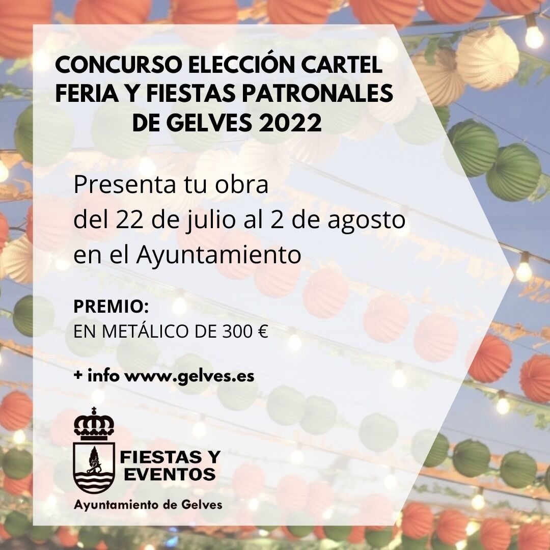 imagen concurso cartel feria gelves 2022