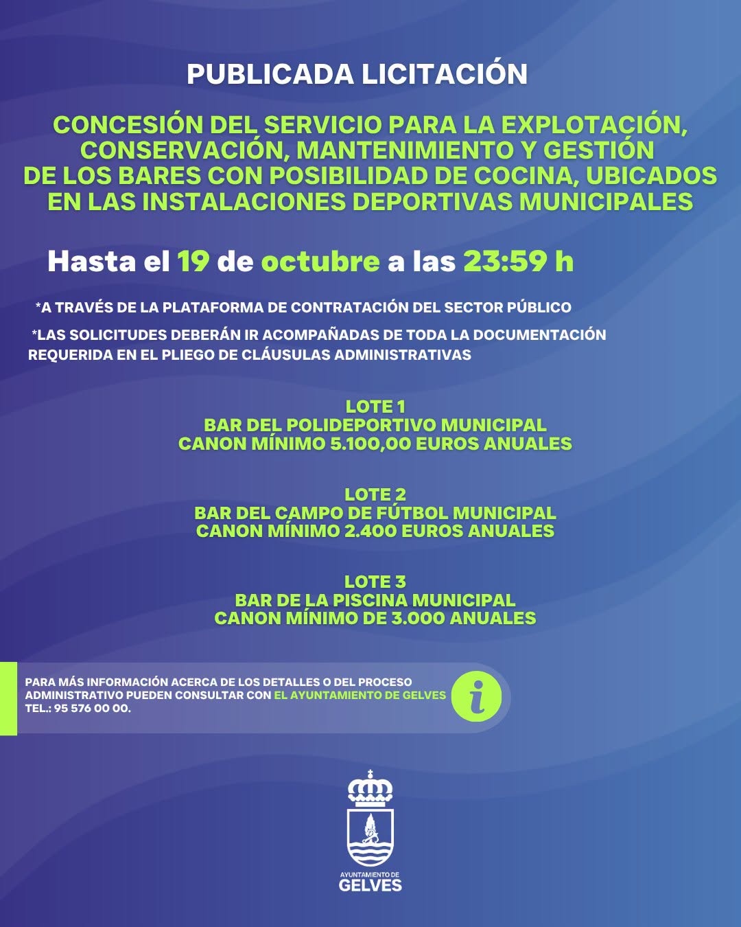 licitacion ambigus intalaciones deportivas gelves