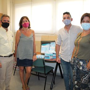 mascarillas rosa fdez