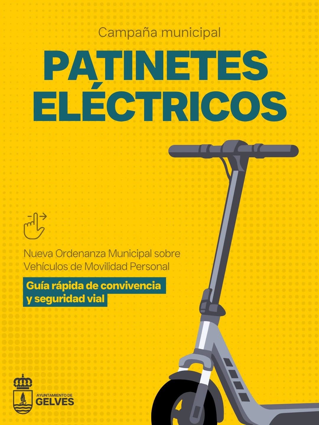 El Ayuntamiento de Gelves publica una guía rápida para promover el uso seguro de los Vehículos de Movilidad Personal ordenanza patinetes electricos gelves 2026 (1)