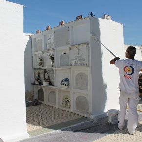 pintura interior cementerio gelves