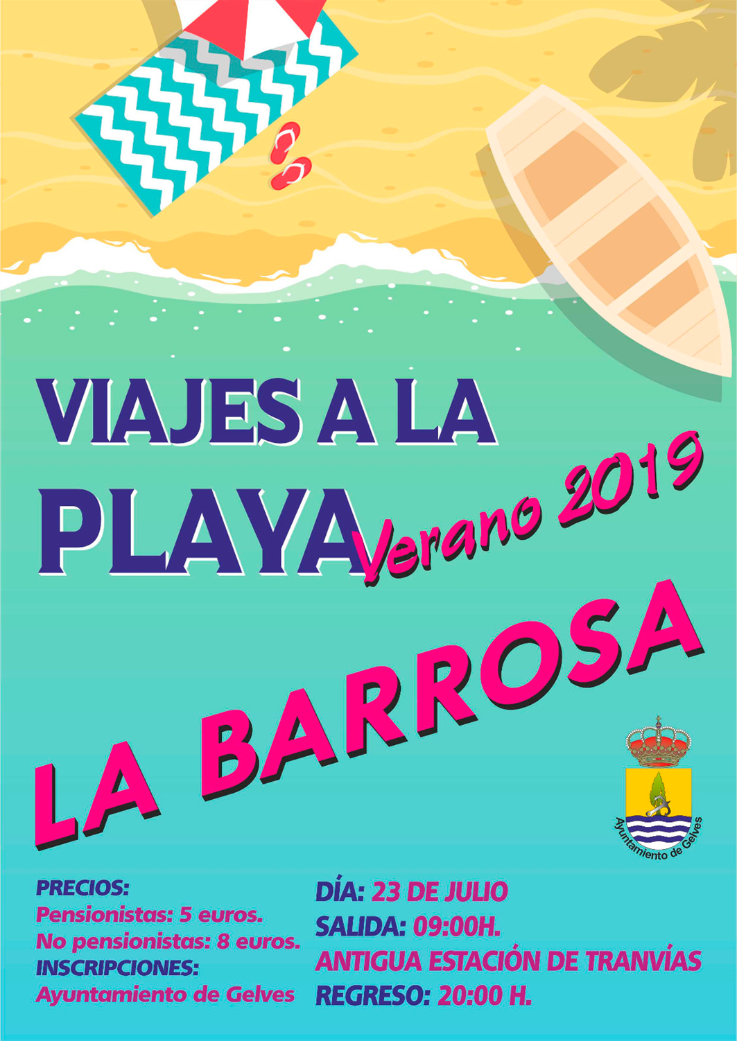 playa 23 julio la barrosa'