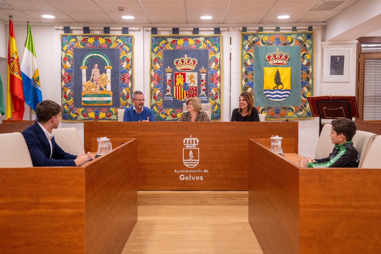 recepcion oficial deportistas gelves nov 24 - 2