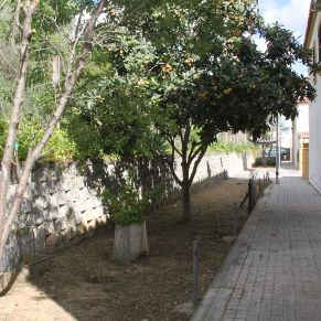 zona ajardinada cornisa